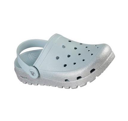 Zapatillas Sin Cordones Skechers Foamies: Arch Fit Footsteps - Sparks Fly Mujer Azules Claro Plateadas | CL5479E