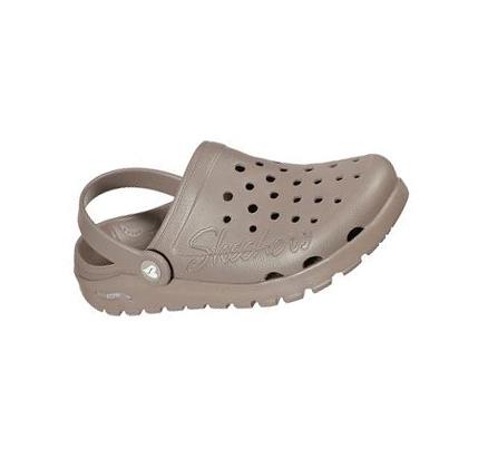 Zapatillas Sin Cordones Skechers Foamies: Arch Fit Footsteps - Pure Joy Mujer Gris Marrones | CL57794