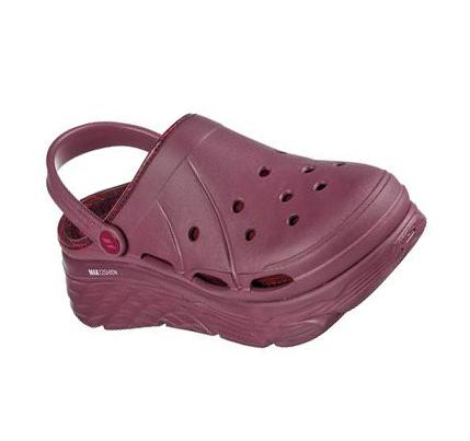 Zapatillas Sin Cordones Skechers Foamies: Max Cushioning Forro - Whirlwind Mujer Burdeos | CL7979D