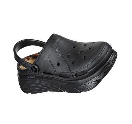 Zapatillas Sin Cordones Skechers Foamies: Max Cushioning Forro - Tiger Eye Mujer Negras | CLI046L