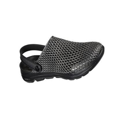Zapatillas Sin Cordones Skechers Foamies: GOwalk 5 - Sea Scape Mujer Negras | CLI496L