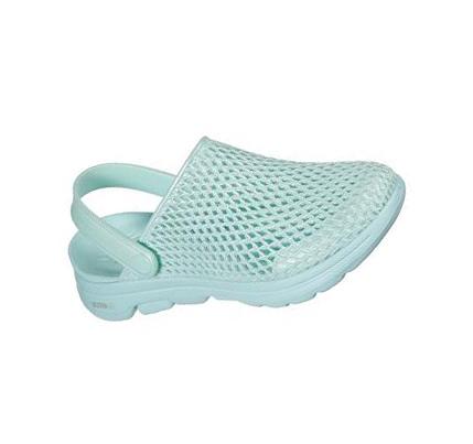 Zapatillas Sin Cordones Skechers Foamies: GOwalk 5 - Sea Scape Mujer Turquesa | CLI5460