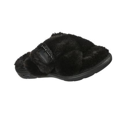 Zapatillas Sin Cordones Skechers GO Lounge: Arch Fit Lounge - First Rate Mujer Negras | CL76293