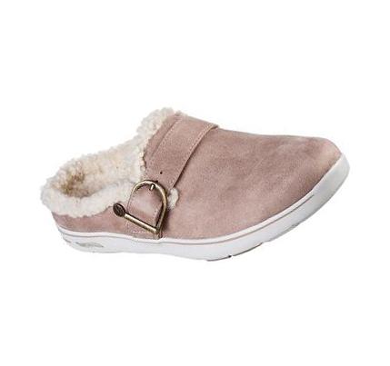 Zapatillas Sin Cordones Skechers GO Lounge: Arch Fit Lounge - Laid Back Mujer Gris Marrones | CLA754A
