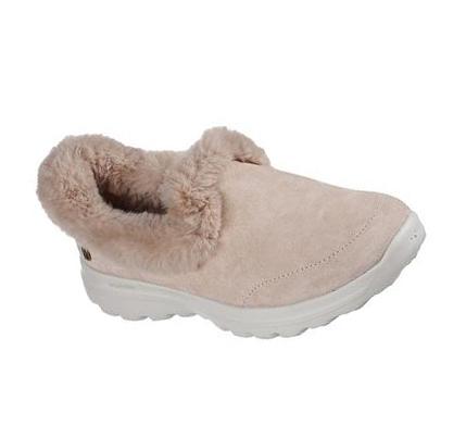 Zapatillas Sin Cordones Skechers GO WALK Lounge - Refresh Mujer Beige | CLA9045
