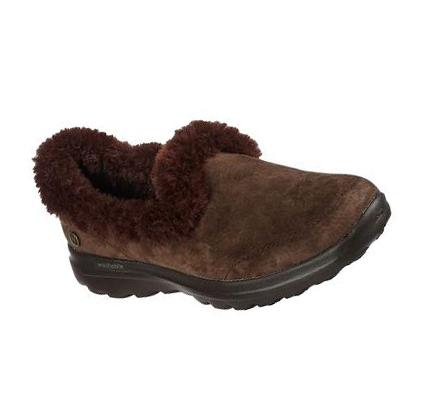 Zapatillas Sin Cordones Skechers GO WALK Lounge - Refresh Mujer Chocolate | CLA929D