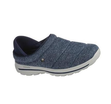 Zapatillas Sin Cordones Skechers GOwalk Lounge - At Ease Mujer Azul Marino | CLA504L