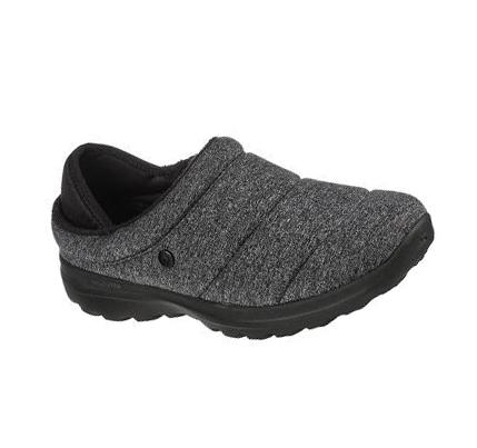Zapatillas Sin Cordones Skechers GOwalk Lounge - At Ease Mujer Negras Gris | CLA5294