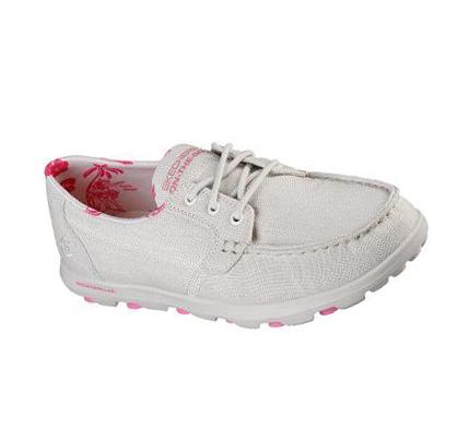 Zapatillas Sin Cordones Skechers On-The-GO 2.0 - Marina Coast Mujer Beige | CLA438R