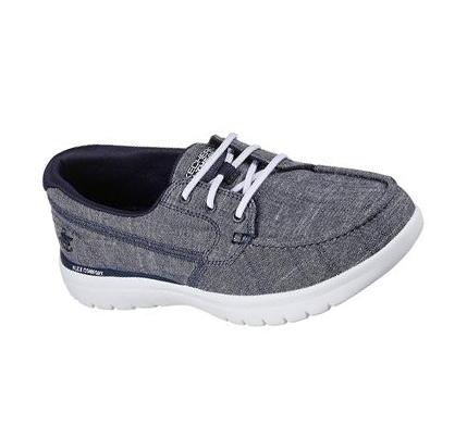 Zapatillas Sin Cordones Skechers On the GO Flex - Ashore Mujer Azul Marino | CL5474L