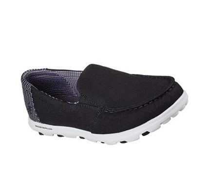 Zapatillas Sin Cordones Skechers On-the-GO 2.0 - Cape Cod Mujer Negras Blancas | CL6238A