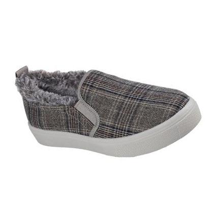Zapatillas Sin Cordones Skechers Poppy - Snugbug Mujer Gris | CLA588L