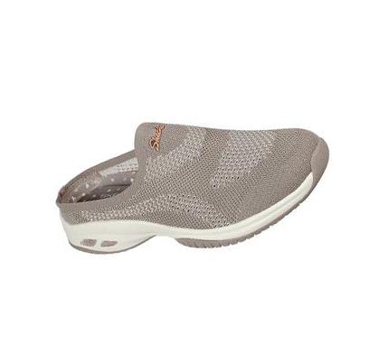 Zapatillas Sin Cordones Skechers Relaxed Fit: Commute Time - In Knit To Win Mujer Gris Marrones | CL4454L