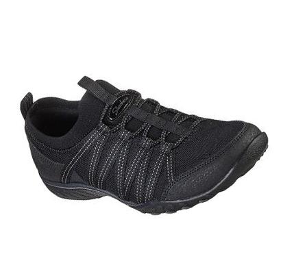 Zapatillas Sin Cordones Skechers Relaxed Fit: Breathe-Easy - First Light Mujer Negras | CL63490