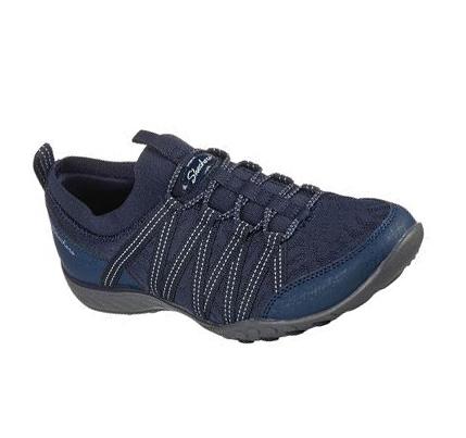 Zapatillas Sin Cordones Skechers Relaxed Fit: Breathe-Easy - First Light Mujer Azul Marino | CL6399P