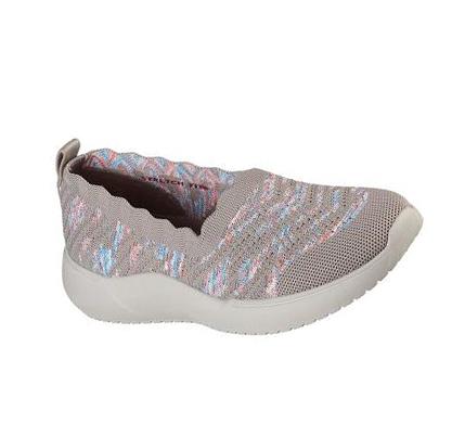 Zapatillas Sin Cordones Skechers Relaxed Fit: Seager Cup - My Impression Mujer Gris Marrones Multicolor | CLA621G