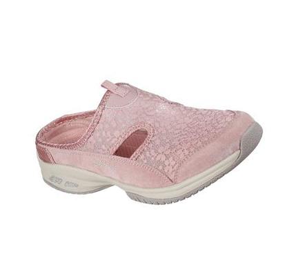 Zapatillas Sin Cordones Skechers Relaxed Fit: Commute Time - Glimmer Bloom Mujer Rosas | CLA8130