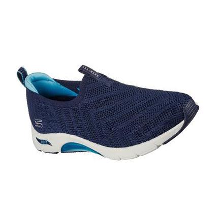 Zapatillas Sin Cordones Skechers Skech-Air Arch Fit - Top Pick Mujer Azul Marino Azules | CL7179P