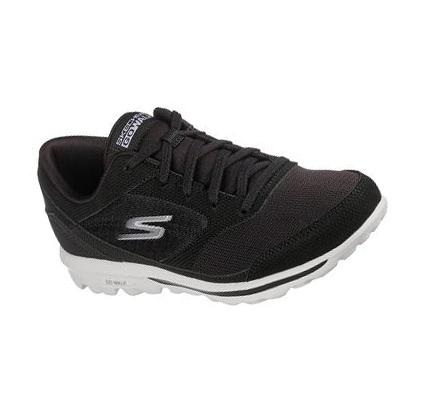 Zapatillas Skechers GO WALK Classic Mujer Negras Blancas | CL59985