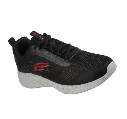 Zapatillas Skechers Ultra Flex 3.0 Hombre Negras Rojas | CL5339X
