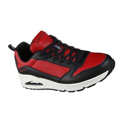 Zapatillas Skechers Uno - Anomaly Hombre Negras Rojas | CL41005