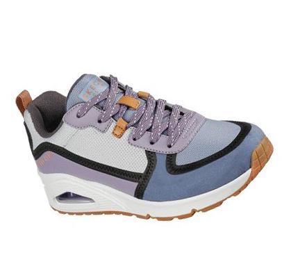 Zapatillas Skechers Uno - Layover Mujer Azules Moradas | CL7744B