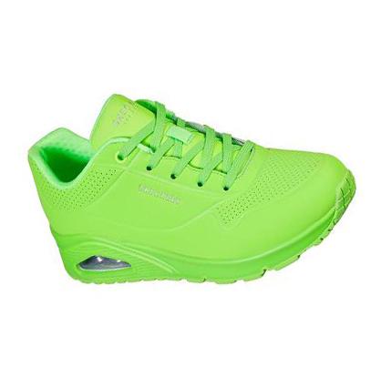 Zapatillas Skechers Uno - Night Shades Mujer Verde Claro | CLI7494