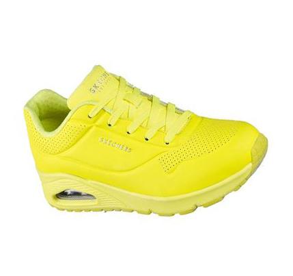 Zapatillas Skechers Uno - Night Shades Mujer Amarillo | CLI7990