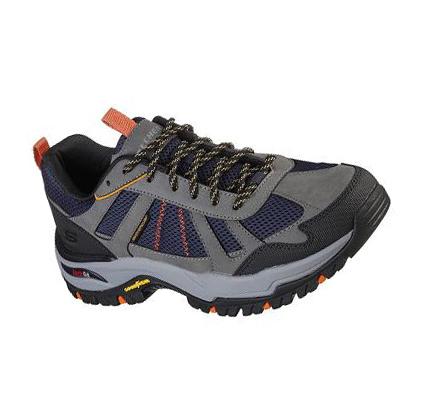 Zapatos Casuales Skechers Arch Fit Dawson - Vortego Hombre Azul Marino Gris | CLI343D